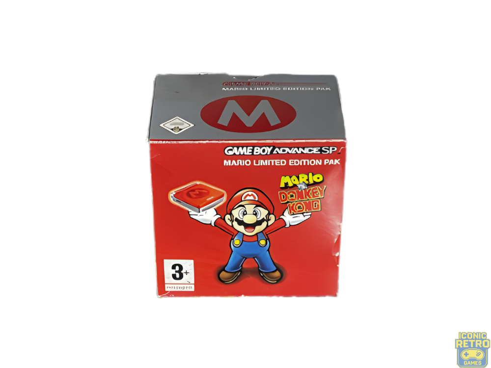 Nintendo Gameboy Advance SP Mario Limited Edition Pak (Nachbildung der Verpackung)