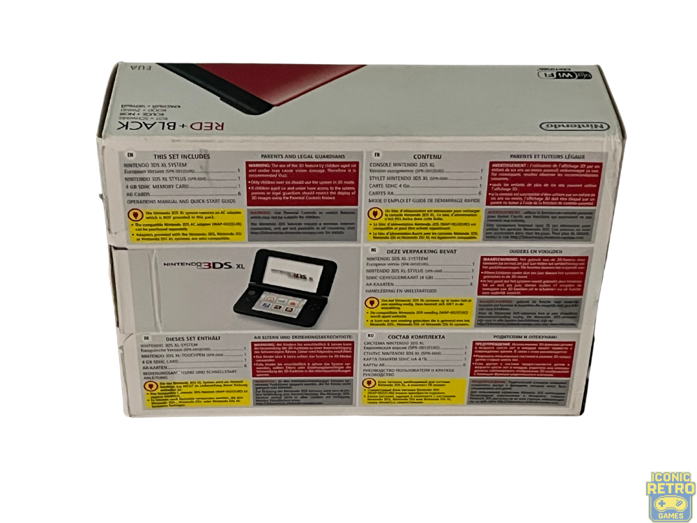 Nintendo 3DS XL Red & Black