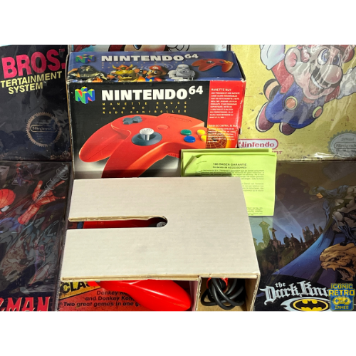 Nintendo 64 Controller Rot mit Box