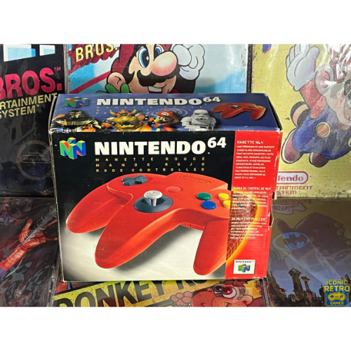 Nintendo 64 Controller Rot mit Box
