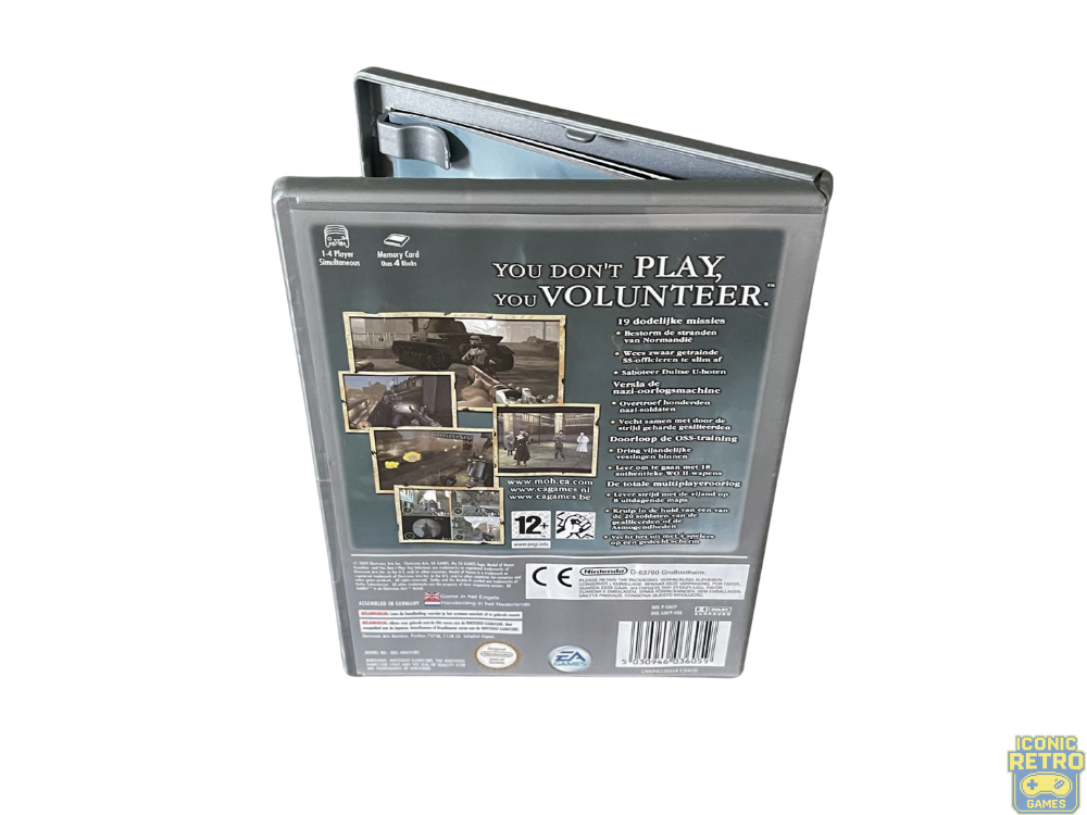 Nintendo Gamecube Medal Of Honor Frontline