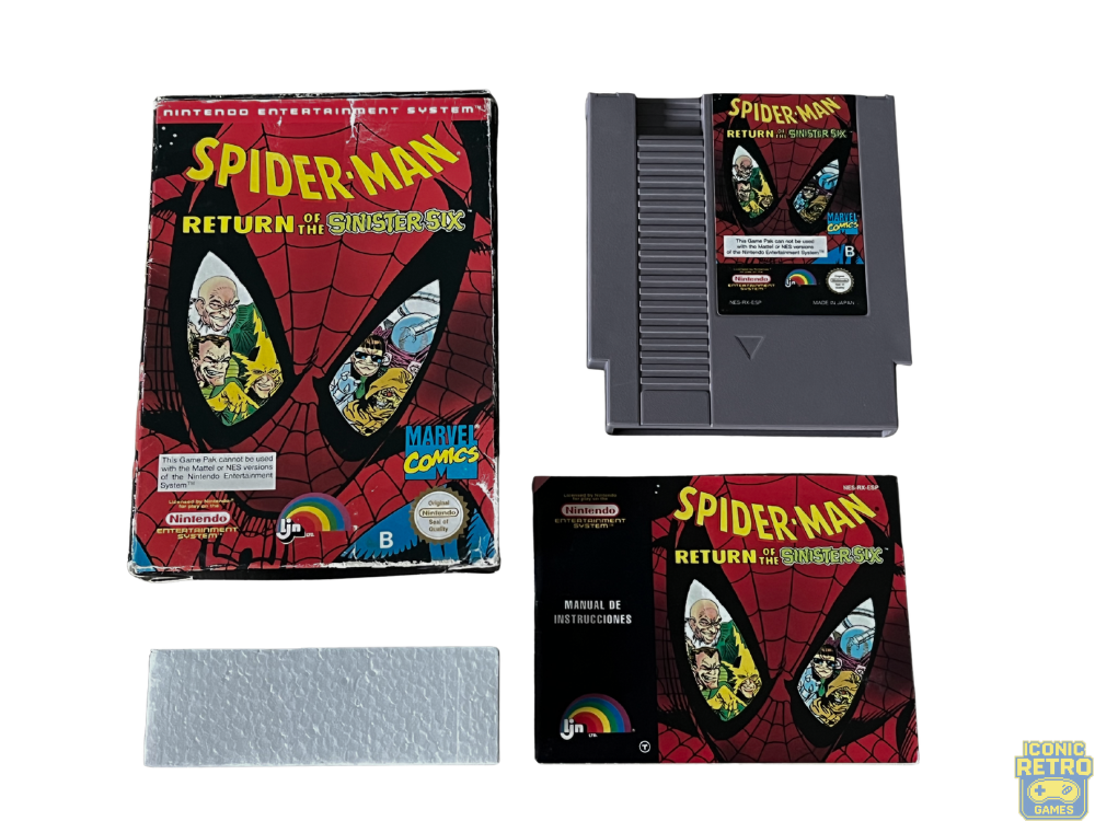 Nintendo NES Spider-Man Return Of The Sinister Six