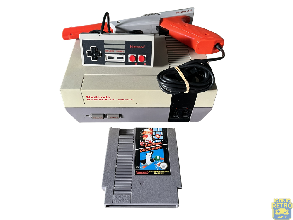 Nintendo NES with Zapper & Mario/Duck Hunt
