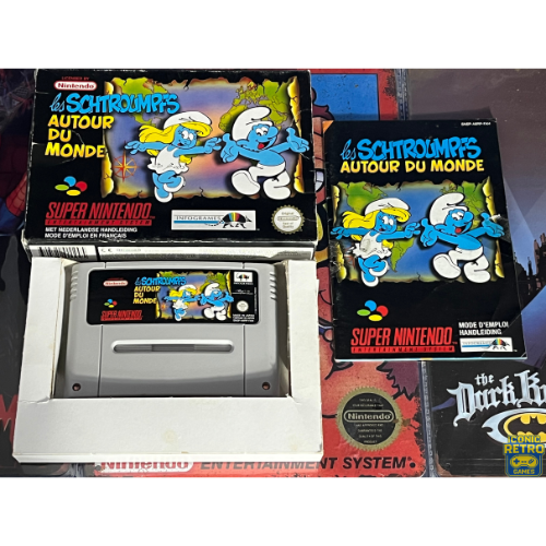 Nintendo SNES Die Schlümpfe erkunden die Welt