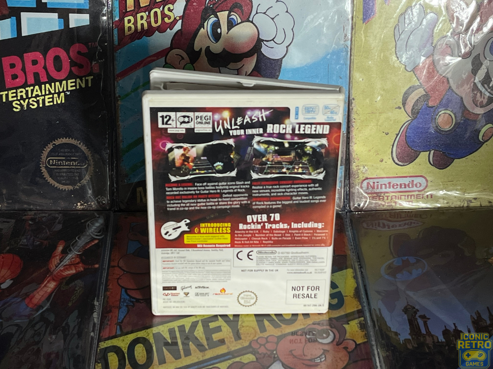 Nintendo Wii Guitar Hero 3 Legends Of Rock