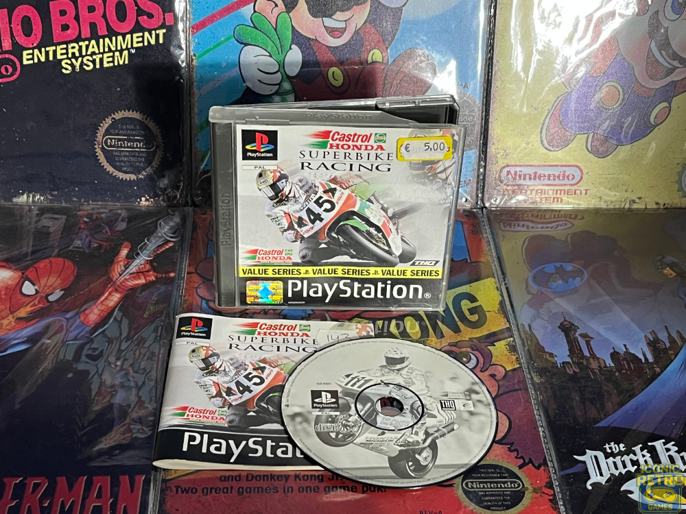 PlayStation 1 Castrol Honda Superbike Racing