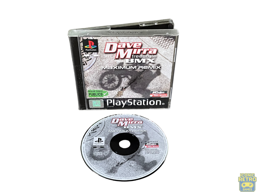 PlayStation 1 Dave Mirra Freestyle BMX Maximum Remix
