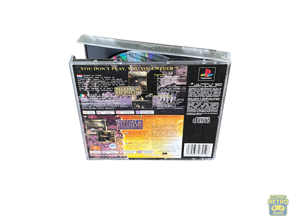 PlayStation 1 Medal Of Honor & Medal Of Honor Underground