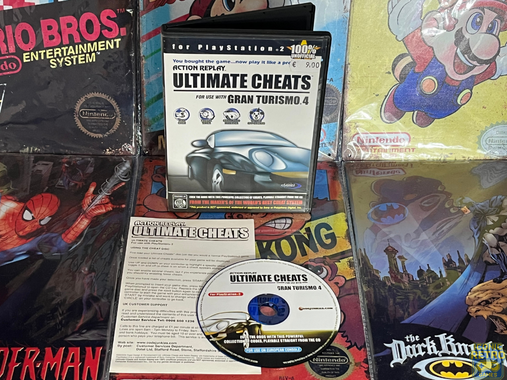 PlayStation 2 Action Replay Ultimate Cheats Gran Turismo 4