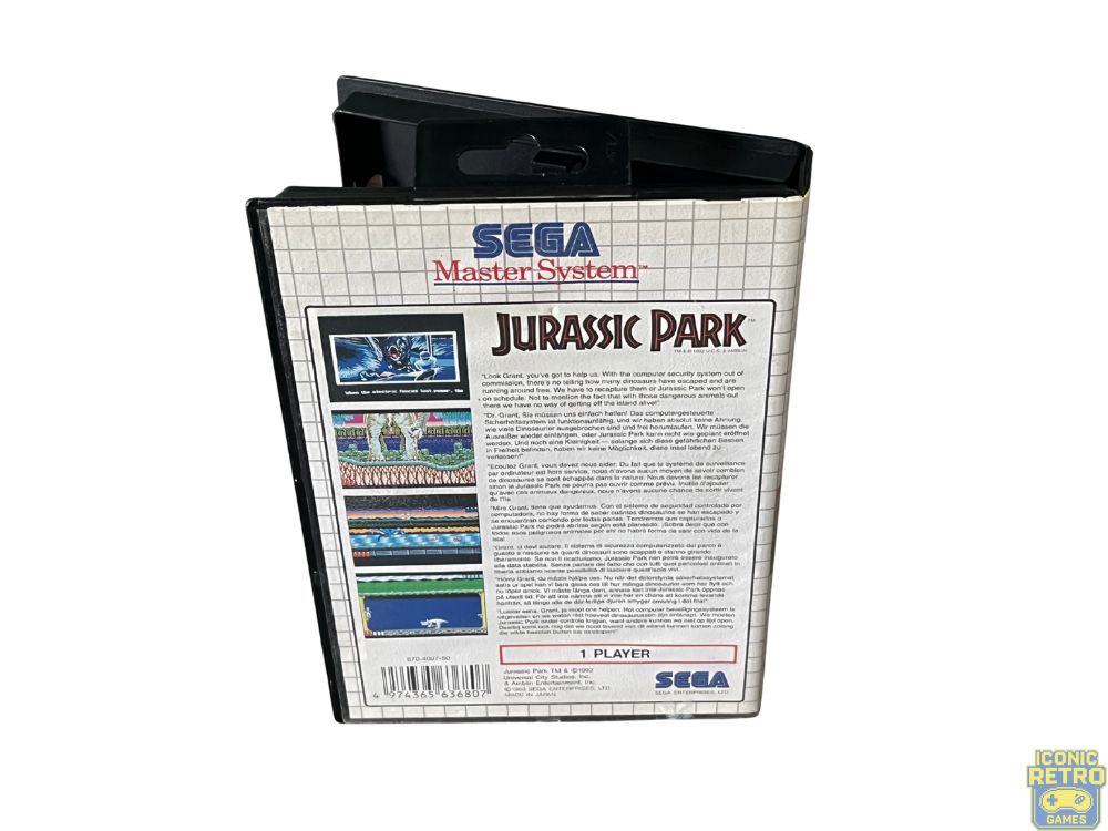 Sega Master System Jurassic Park