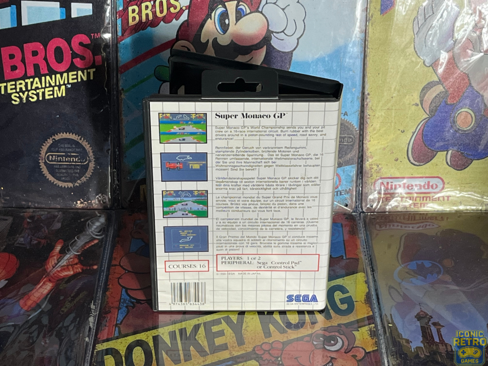 Sega Master System Super Monaco GP