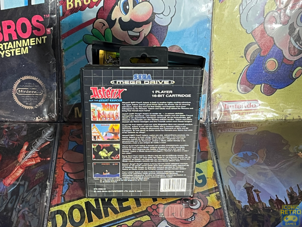 Sega Megadrive Asterix And The Great Escape