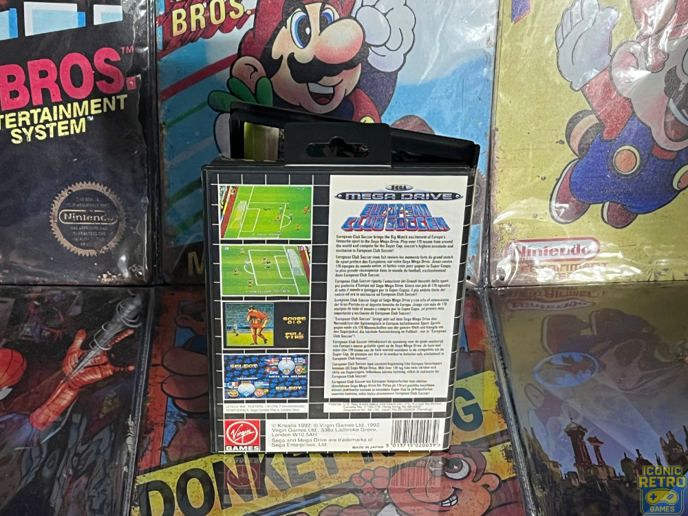 Sega Megadrive European Club Soccer
