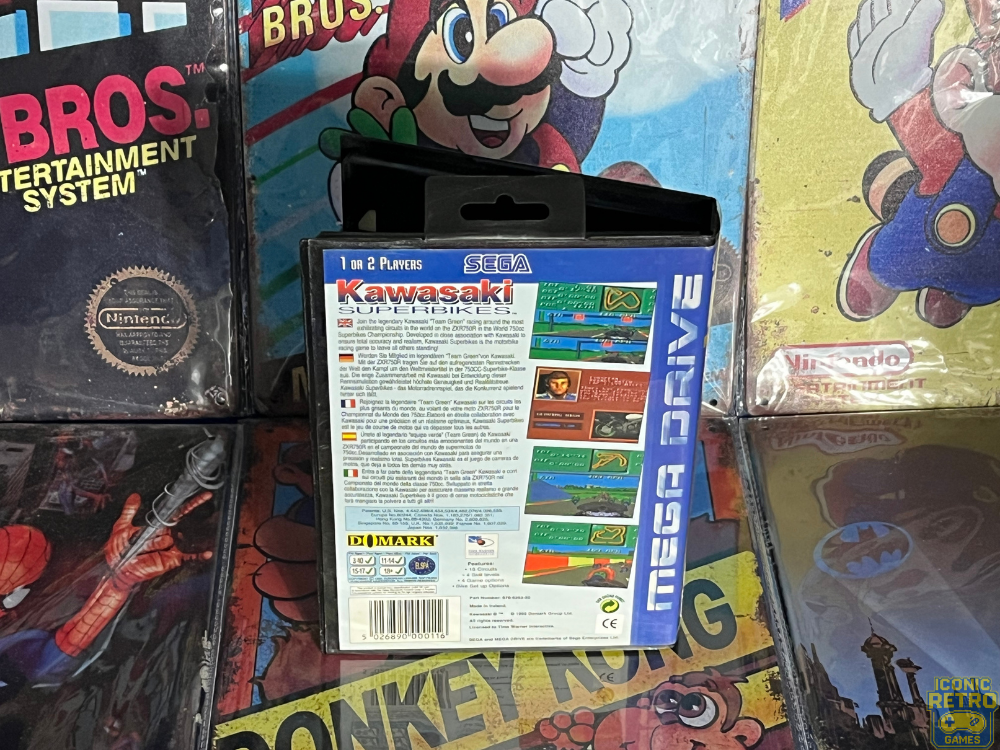 Sega Megadrive Kawasaki Superbikes