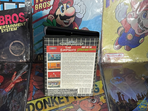 Sega Megadrive The Simpson Bart vs The Space Mutants