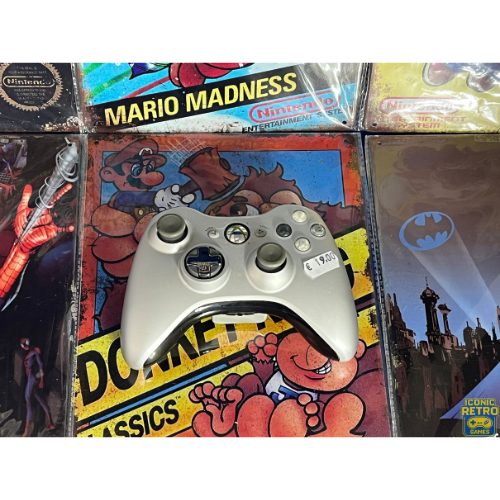 Xbox 360 Controller Schwarz-Silber